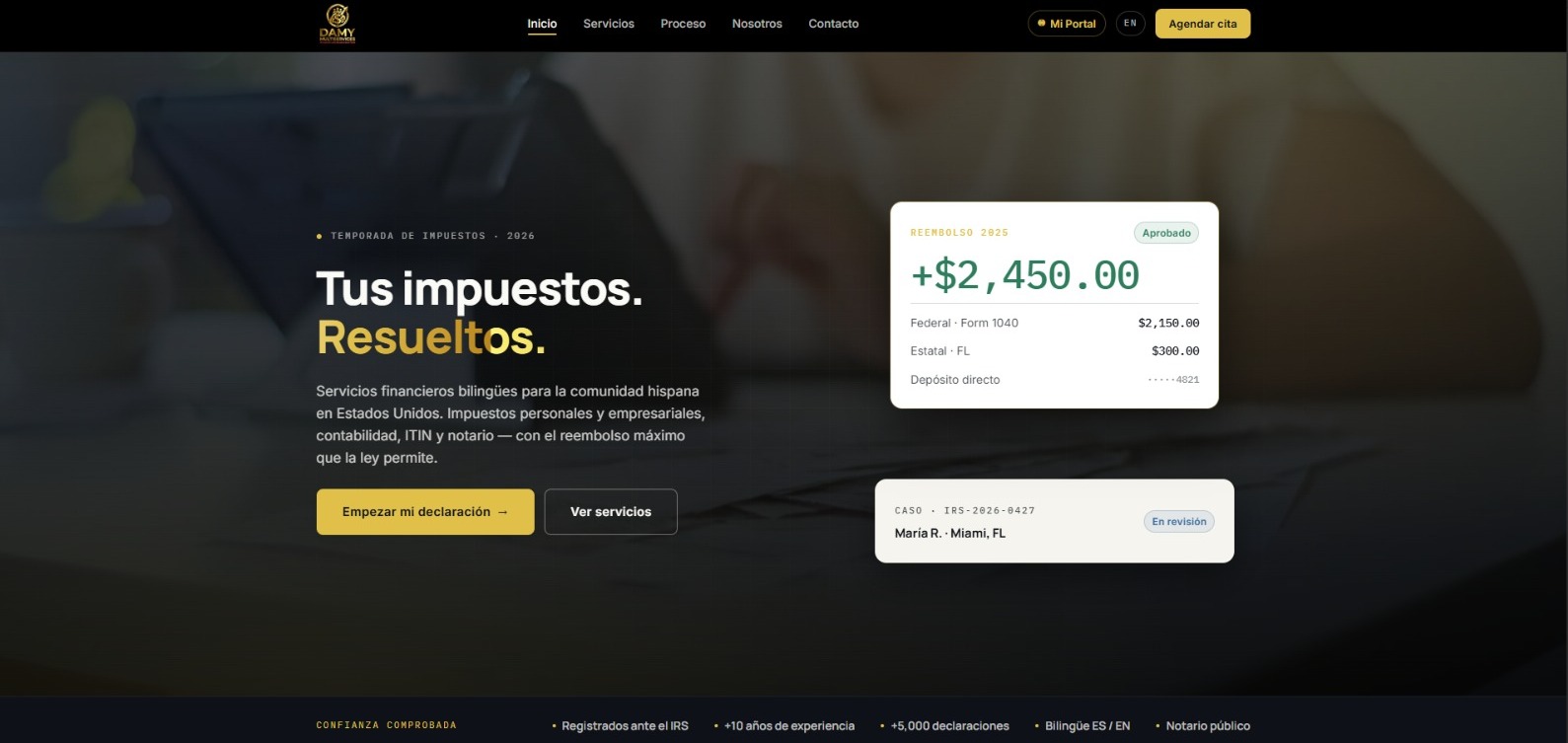 Damy Multiservices website